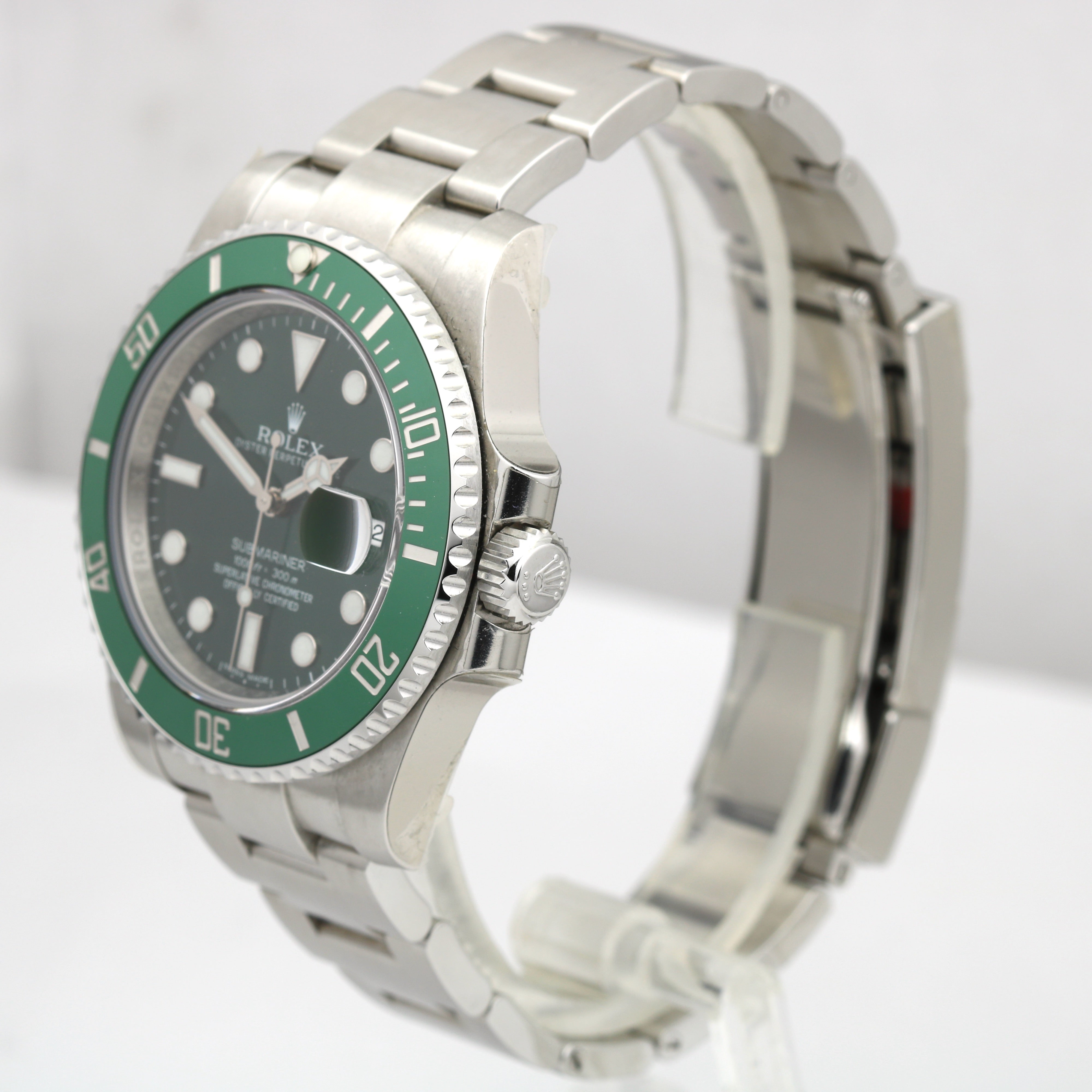 Rolex Submariner Hulk Full STICKERS OPEN CARD 116610LV