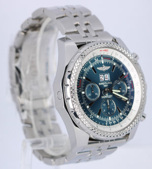 Breitling Bentley Neptune Blue Stainless Steel Date 48mm A44362 Watch