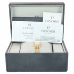 Ladies Concord Veneto 18k Yellow Gold Diamond 51-25-665 MOP Quartz Watch