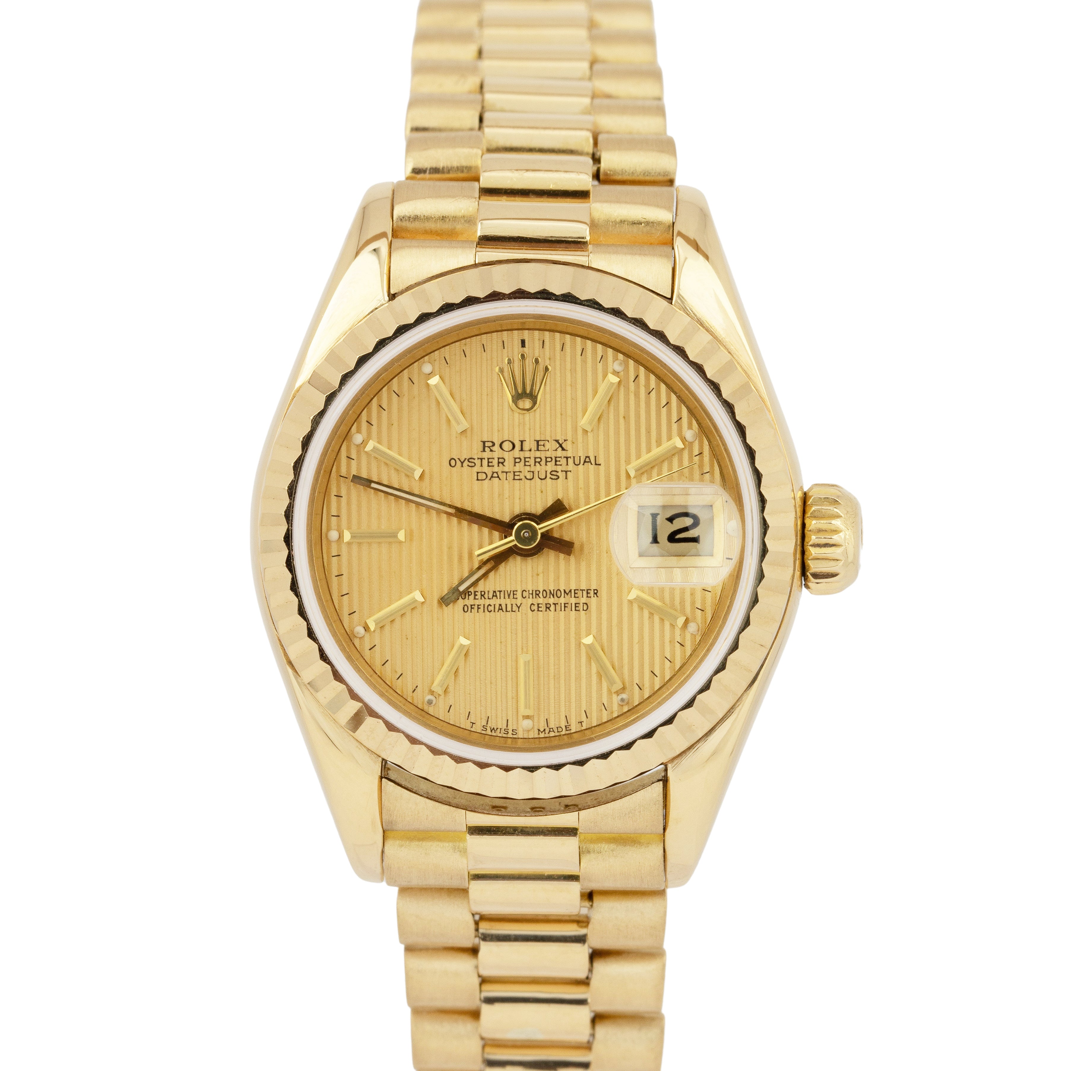 ROLEX OYSTER PERPETUAL DATEJUST Presidential 26mm 18K Yellow Gold