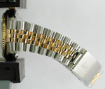 Rolex DateJust 36mm Champagne Diamond 18K Gold Stainless Steel Watch 16233