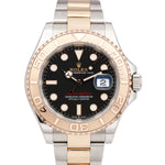 UNPOLISHED 2020 Rolex-Yacht Master 126621 Two Tone Rose Gold Black 40mm Watch