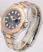 UNPOLISHED 2020 Rolex-Yacht Master 126621 Two Tone Rose Gold Black 40mm Watch