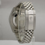 AUGUST 2022 Rolex DateJust 41 White 41mm Stainless 18K Jubilee Watch 126334 B+P