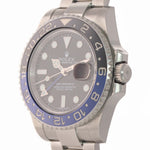 2018 PAPERS Rolex GMT Master II 116710 BLNR Steel Ceramic Blue Batman Watch
