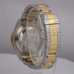 UNPOLISHED Rolex Submariner Two-Tone Gold Black NO HOLES 40mm 16613 LN Watch