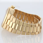 Rolex OysterQuartz Day Date President 19018 Solid 18k Yellow Gold Champagne Watc
