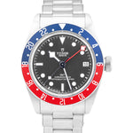2021 Tudor Black Bay GMT Pepsi 41mm Stainless Steel Black Date Watch 79830 RB