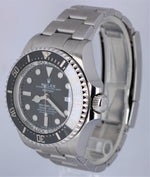 MINT Rolex Sea-Dweller Deepsea 126660 Black 44mm Dive Stainless Steel Watch