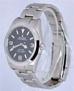 MINT 2018 Rolex Explorer I Black 3-6-9 FULL LUME 39mm 214270 Stainless Watch