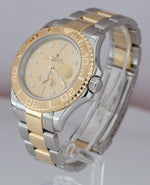 2011 REHAUT Rolex Yacht-Master Two-Tone Gold Steel Champagne 40mm Watch 16623