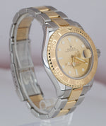 2011 REHAUT Rolex Yacht-Master Two-Tone Gold Steel Champagne 40mm Watch 16623