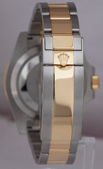 MINT Rolex Submariner Date Ceramic Two-Tone Stainless Gold Black Watch 116613 LN