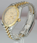 2020 MINT Rolex DateJust 41 II 126333 Champagne Two-Tone 41mm Jubilee Watch