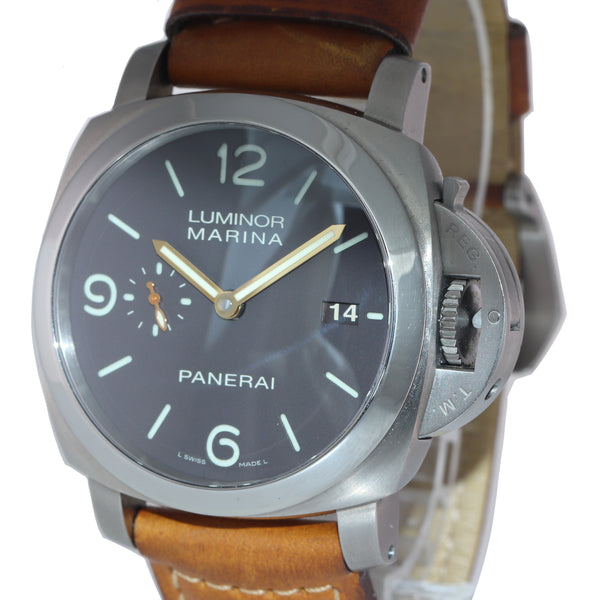 PAPERS Panerai PAM 351 PAM00351 Luminor Marina Automatic 44mm Titanium