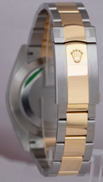 NEW STICKERED 2022 Rolex DateJust 41mm White Two-Tone Gold Watch 126333 B+P