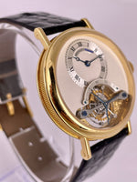 RARE Breguet Classique Tourbillon 18K Yellow Gold 3350 35mm Manual Watch