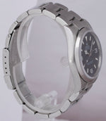 UNPOLISHED Rolex Explorer I Black 36mm Stainless Steel Automatic Watch 114270