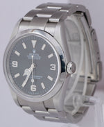 Rolex Explorer I Black 36mm Stainless Steel Automatic Oyster Watch 114270