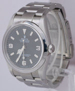 Rolex Explorer I Black 36mm Stainless Steel Automatic Oyster Watch 114270