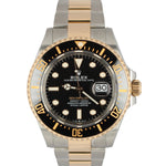 Rolex Sea-Dweller Two-Tone 18k Yellow Gold Stainless 43mm Black 126603 Watch