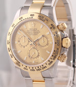 MINT PAPERS 2018 Rolex Daytona 116503 Champagne Two Tone Steel Gold Watch Box