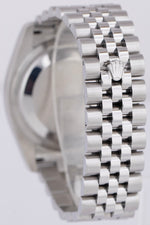 Rolex DateJust 36mm White Roman Dial Stainless Steel Jubilee Date Watch 116200