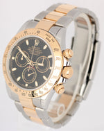 Rolex Daytona Cosmograph 40mm Black 18K Stainless Steel Two-Tone 116523 Watch