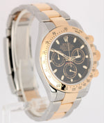 Rolex Daytona Cosmograph 40mm Black 18K Stainless Steel Two-Tone 116523 Watch