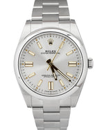 2021 Rolex Oyster Perpetual SILVER GOLD Stainless Steel Oyster 124300 41mm Watch