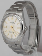 2021 Rolex Oyster Perpetual SILVER GOLD Stainless Steel Oyster 124300 41mm Watch
