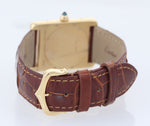 Cartier Louis Tank Solid 18k Yellow Gold Quartz Roman 2441 W1529756 Date Watch