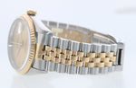 Rolex DateJust 36mm 16233 Two Tone 18k Gold Jubilee Champagne Roman Watch Box