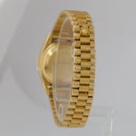 Ladies Rolex DateJust 26mm Champagne Diamond 18K Gold Bark Presidential 6917