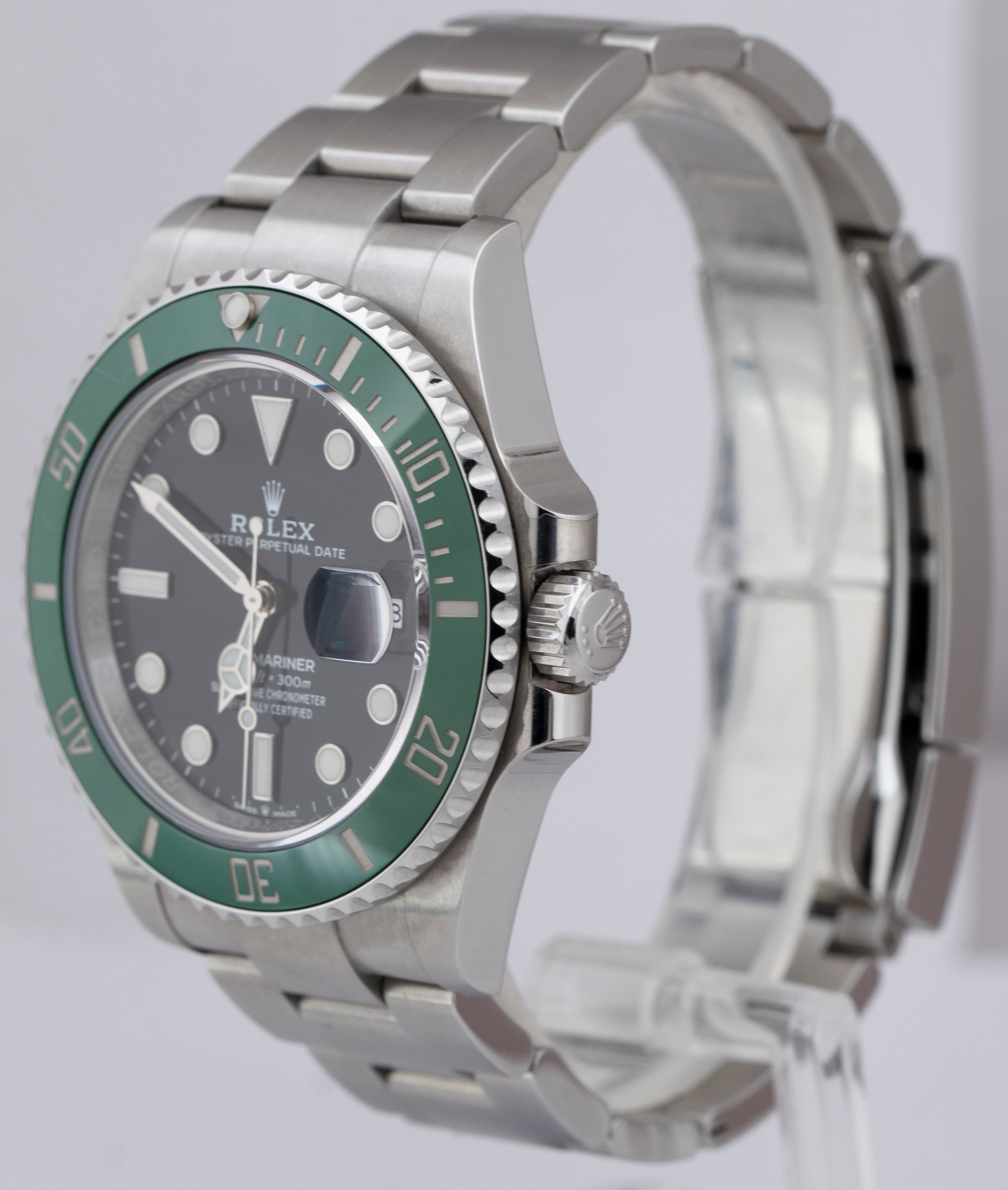 2022 Rolex Submariner 41mm Date GREEN KERMIT Ceramic Steel Watch 12661