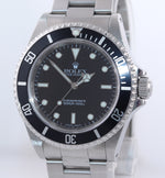 UNPOLISHED 2003 PAPERS Rolex Submariner No-Date 14060m Steel Black Watch Box