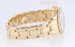 Ladies Rolex DateJust Pearlmaster 80318 29mm 18k Gold White Roman Diamond Watch
