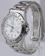 Rolex Explorer II Polar White Stainless Steel GMT 40mm SWISS ONLY Watch 16570