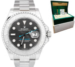2019 Rolex Yacht-Master 40mm Rhodium Blue 126622 Stainless Oyster Watch B+P