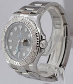 2019 Rolex Yacht-Master 40mm Rhodium Blue 126622 Stainless Oyster Watch B+P