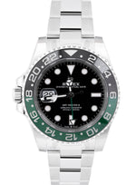 NEW 2022 Rolex GMT-Master II SPRITE Stainless GREEN Oyster Watch 126720 VTNR
