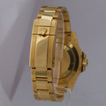 ORIGINAL GREEN DIAL Rolex GMT-Master II Ceramic Black 18K Gold 40mm 116718 BOX