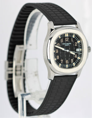 Patek Philippe Aquanaut Stainless Steel Black 36mm Rubber Strap 5064A-001 Watch