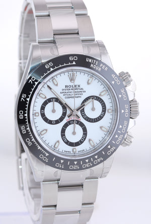 STICKERS 2020 PAPERS Rolex Daytona 116500 White Ceramic Panda 40mm Steel Watch