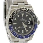 2016 Rolex GMT Master II 116710 BLNR Steel Ceramic Batman Watch Box Papers