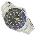 2018 Rolex GMT Master II 116710 BLNR Steel GMT Ceramic Batman Watch wBox