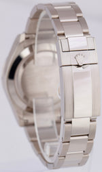 NEW 2023 Rolex Daytona Cosmograph Silver Black 18K White Gold Watch 116509 B+P