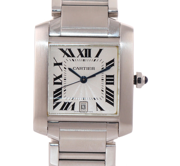 Cartier Tank Francaise Large 18K Yellow Gold/Steel Automatic Watch 2302