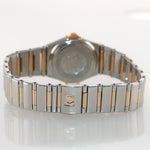 MINT Ladies Omega Constellation My Choice Steel Gold 1360.75.00 Diamond Watch