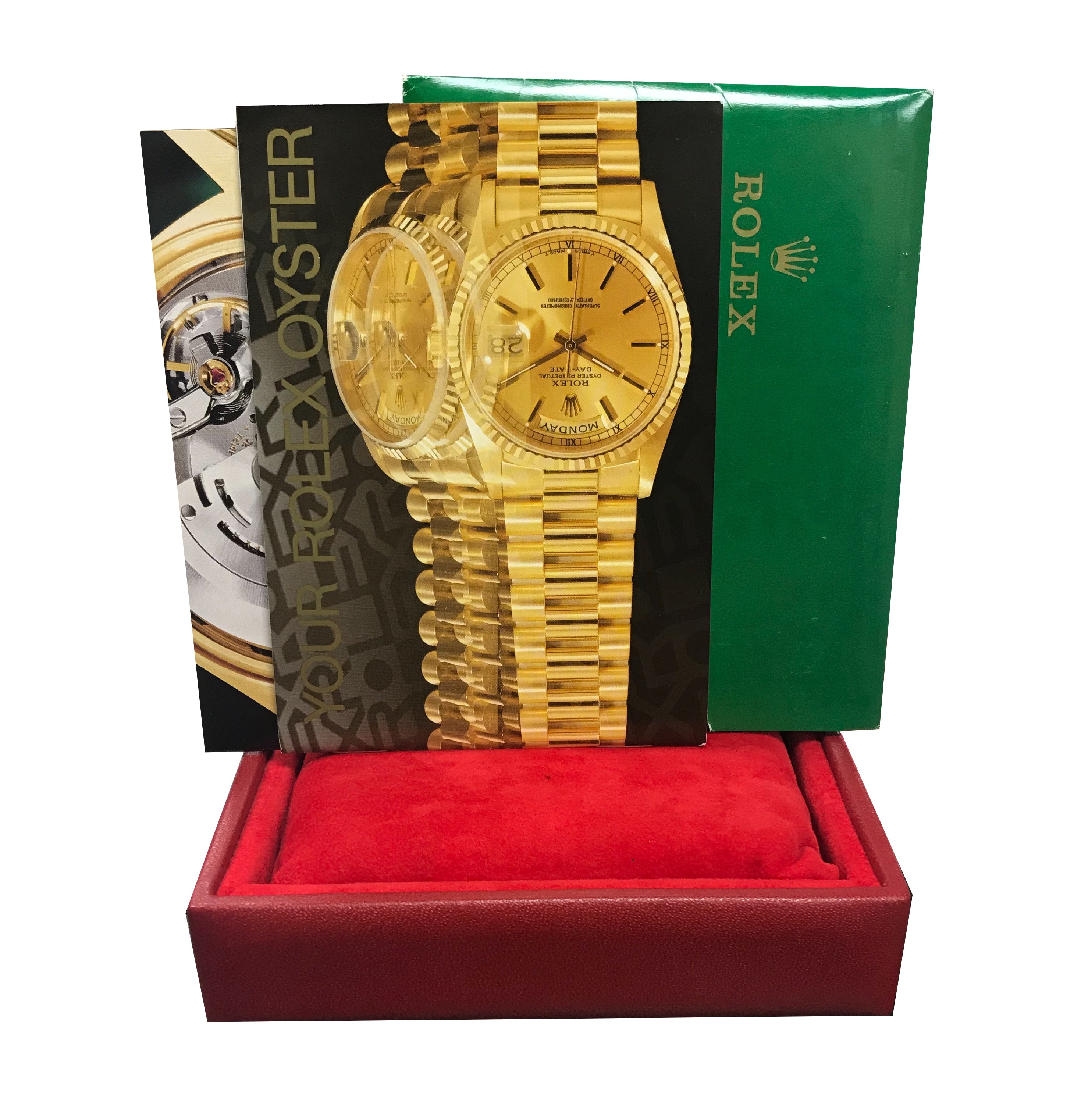 Rolex Ladies President Datejust 69178 Champagne 18k Yellow Gold Box Service  Card